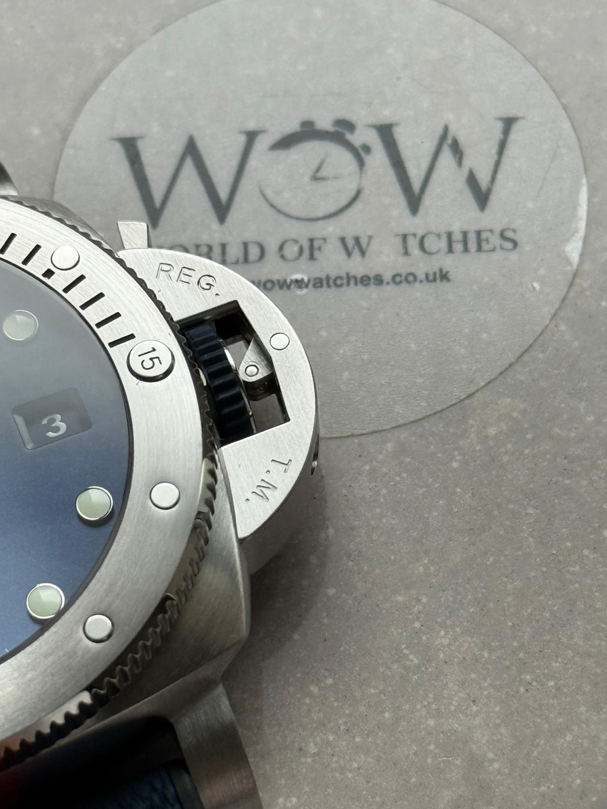 PAM1391 Luna Rossa Submersible VSF Best Edition on Blue Fabric Strap P900 - Image 4
