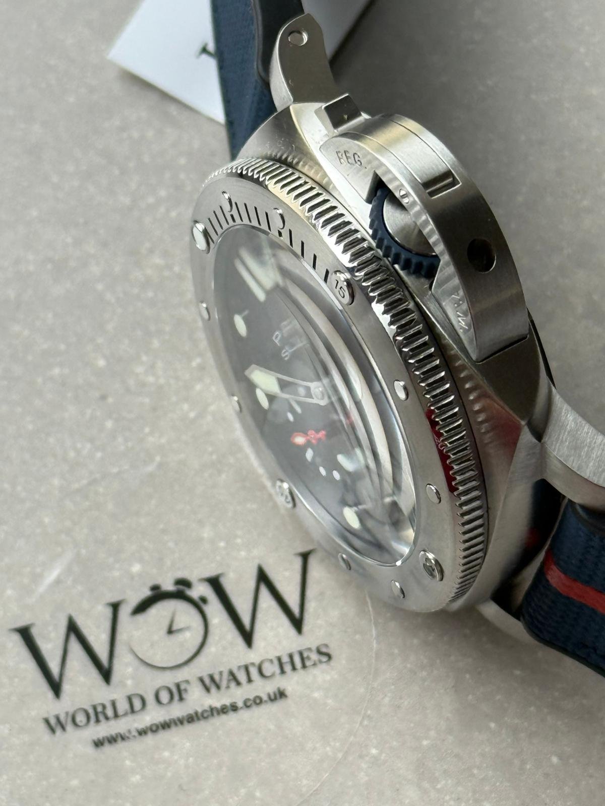 PAM1391 Luna Rossa Submersible VSF Best Edition on Blue Fabric Strap P900 - Image 10