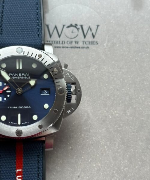 PAM1391 Luna Rossa Submersible VSF Best Edition on Blue Fabric Strap P900 - Image 11