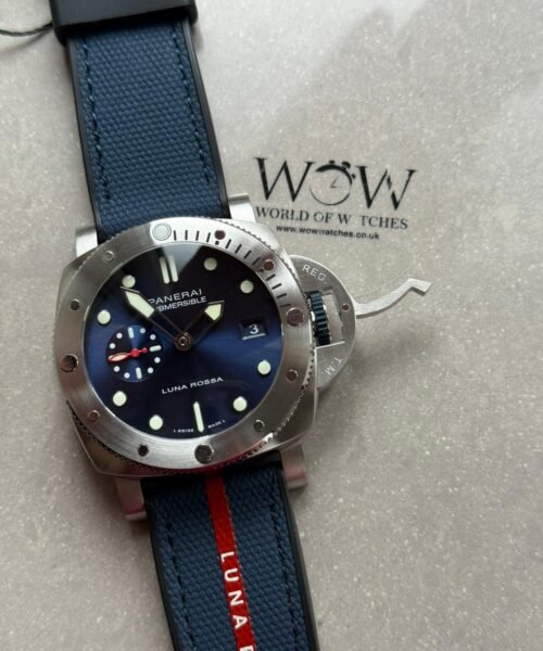 PAM1391 Luna Rossa Submersible VSF Best Edition on Blue Fabric Strap P900 - Image 13