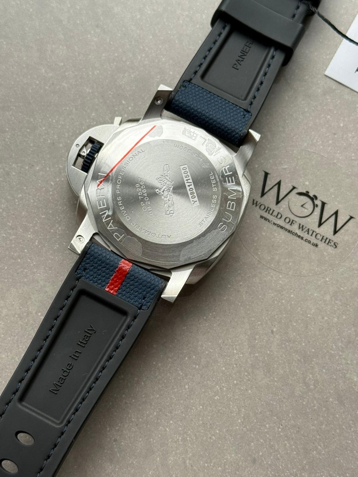 PAM1391 Luna Rossa Submersible VSF Best Edition on Blue Fabric Strap P900 - Image 14