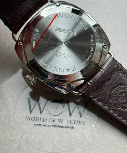 PAM1386 Radiomir 40mm VSF 1:1 Best Edition Green Dial on Brown Leather Strap P900 - Image 4