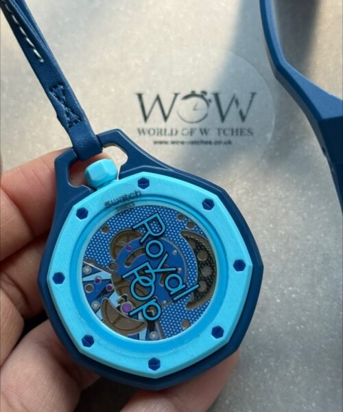 Royal pop watch LAN BA AAA Blue dial Blue rubber strap - Image 9