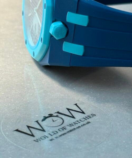 Royal pop watch LAN BA AAA Blue dial Blue rubber strap - Image 10