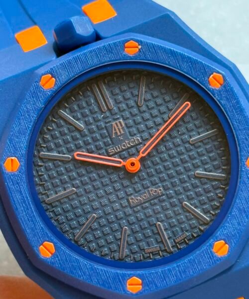 Royal pop watch ORENJI HACHI AAA Blue dial Blue rubber strap - Image 12