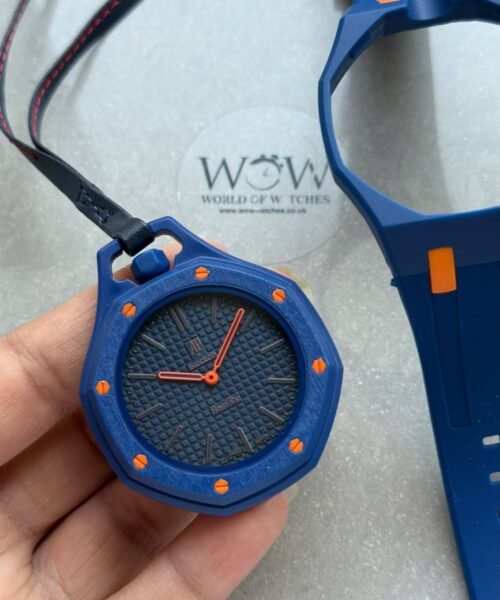 Royal pop watch ORENJI HACHI AAA Blue dial Blue rubber strap - Image 14