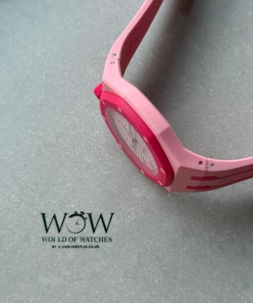 Royal pop watch OTTO ROSSO AAA pink dial pink rubber strap - Image 2