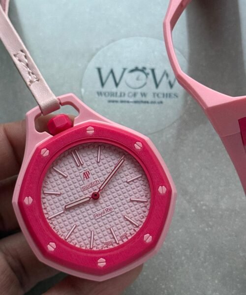 Royal pop watch OTTO ROSSO AAA pink dial pink rubber strap - Image 5