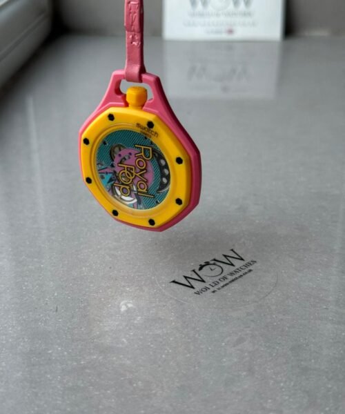 Royal pop watch OTG ROZ AAA pink dial pink rubber strap - Image 9
