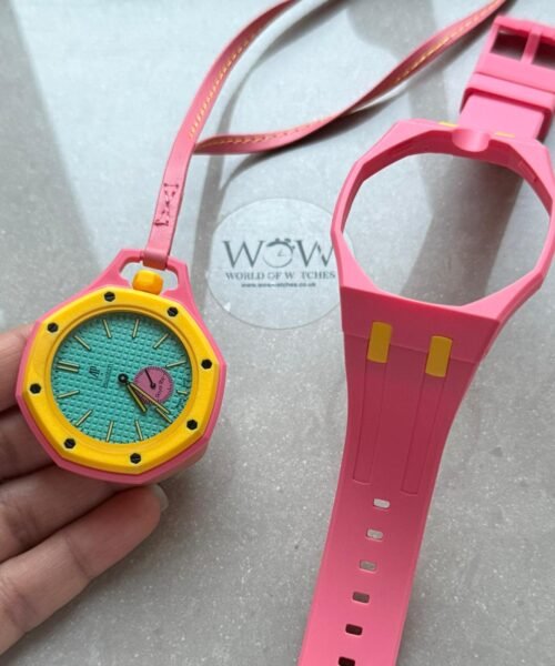 Royal pop watch  OTG ROZ AAA pink dial pink rubber strap
