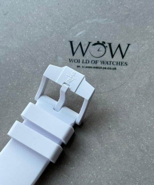 Royal pop watch HUIT BLANC AAA white dial white rubber strap - Image 12