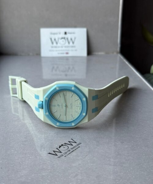 Royal pop watch BLAUE ACHT AAA lime green dial lime green rubber strap - Image 13