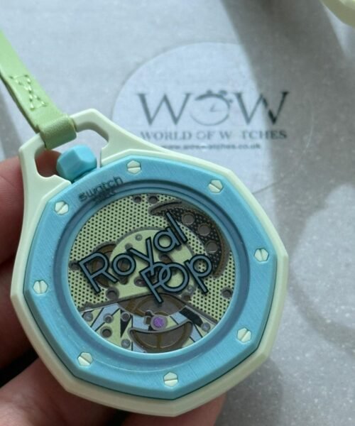 Royal pop watch BLAUE ACHT AAA lime green dial lime green rubber strap - Image 15