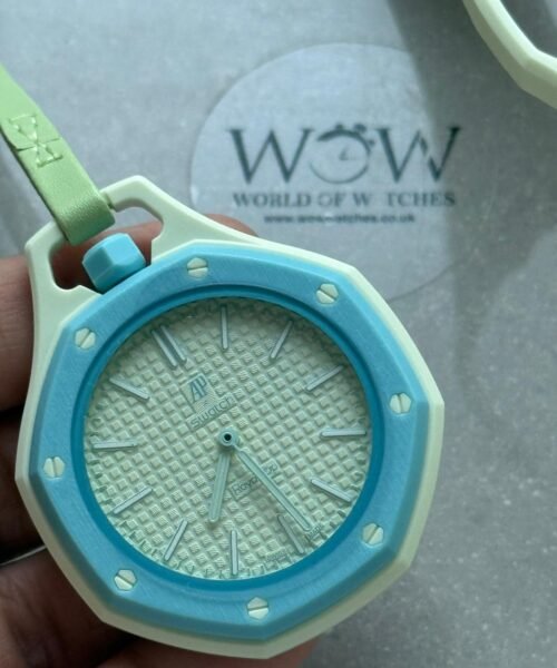 Royal pop watch BLAUE ACHT AAA lime green dial lime green rubber strap - Image 16