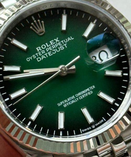 DateJust 36 126234 904L SS VSF Best Edition Green Ombre Dial on Jubilee Bracelet VS3235 V2 (123g) - Image 8