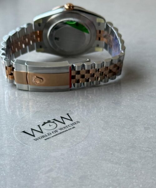 DateJust 41 126331 904L SS VSF Best Edition grey motif textured Dial on Jubilee Bracelet VS3235 - Image 11