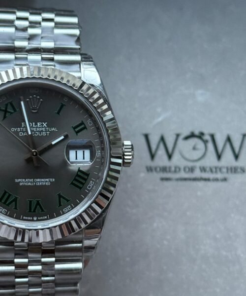 DateJust 41 126334 904L SS VSF Best Edition Wimbledon Dial Green Roman on Jubilee Bracelet VS3235 V2 (133g) - Image 5