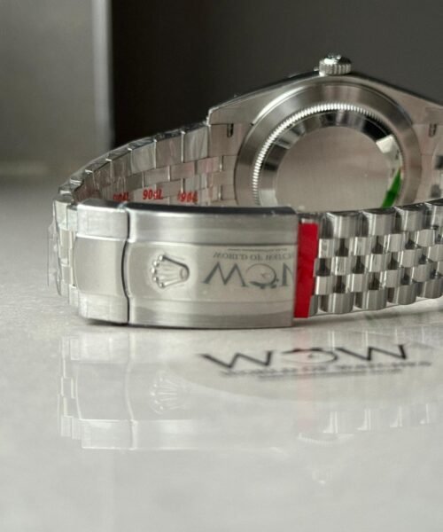 DateJust 41 126334 904L SS VSF Best Edition Wimbledon Dial Green Roman on Jubilee Bracelet VS3235 V2 (133g) - Image 7
