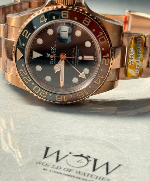 GMT Master II 126711 " ROOTBEER " EVERROSE CHNR 904L SS ARF 1:1 Best Edition on SS/RG Bracelet DD3285 CHS (Weighted) - Image 10