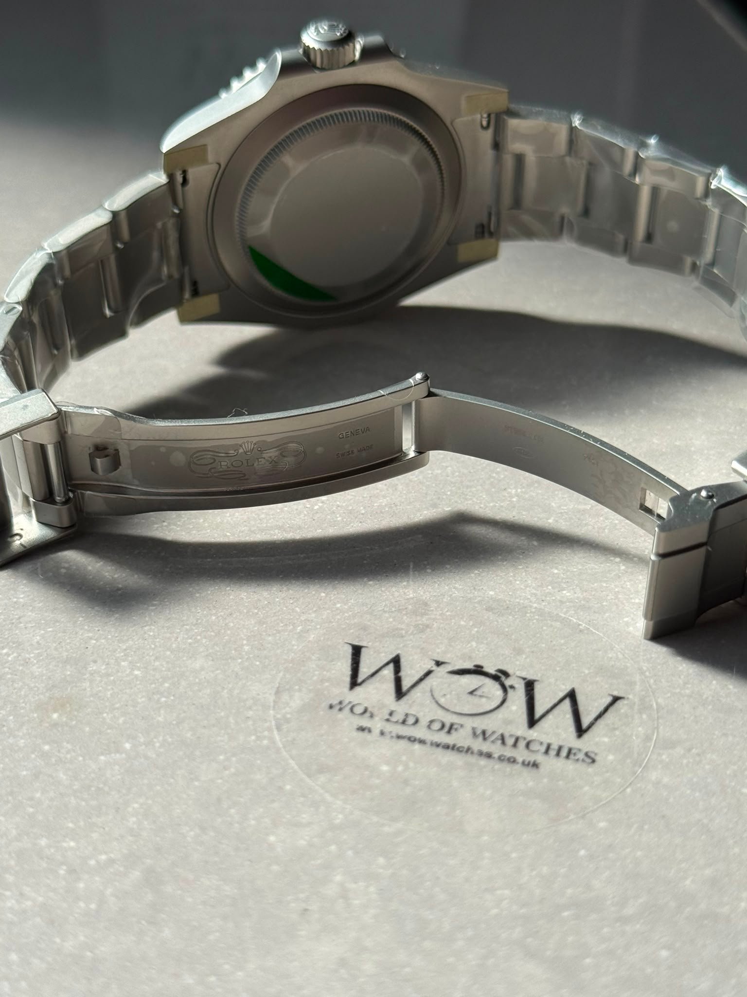 Submariner DIW Sandblasted VSF Best Edition RED Ceramic Bezel Carbon Dial on SS Bracelet VS3135 - Image 6