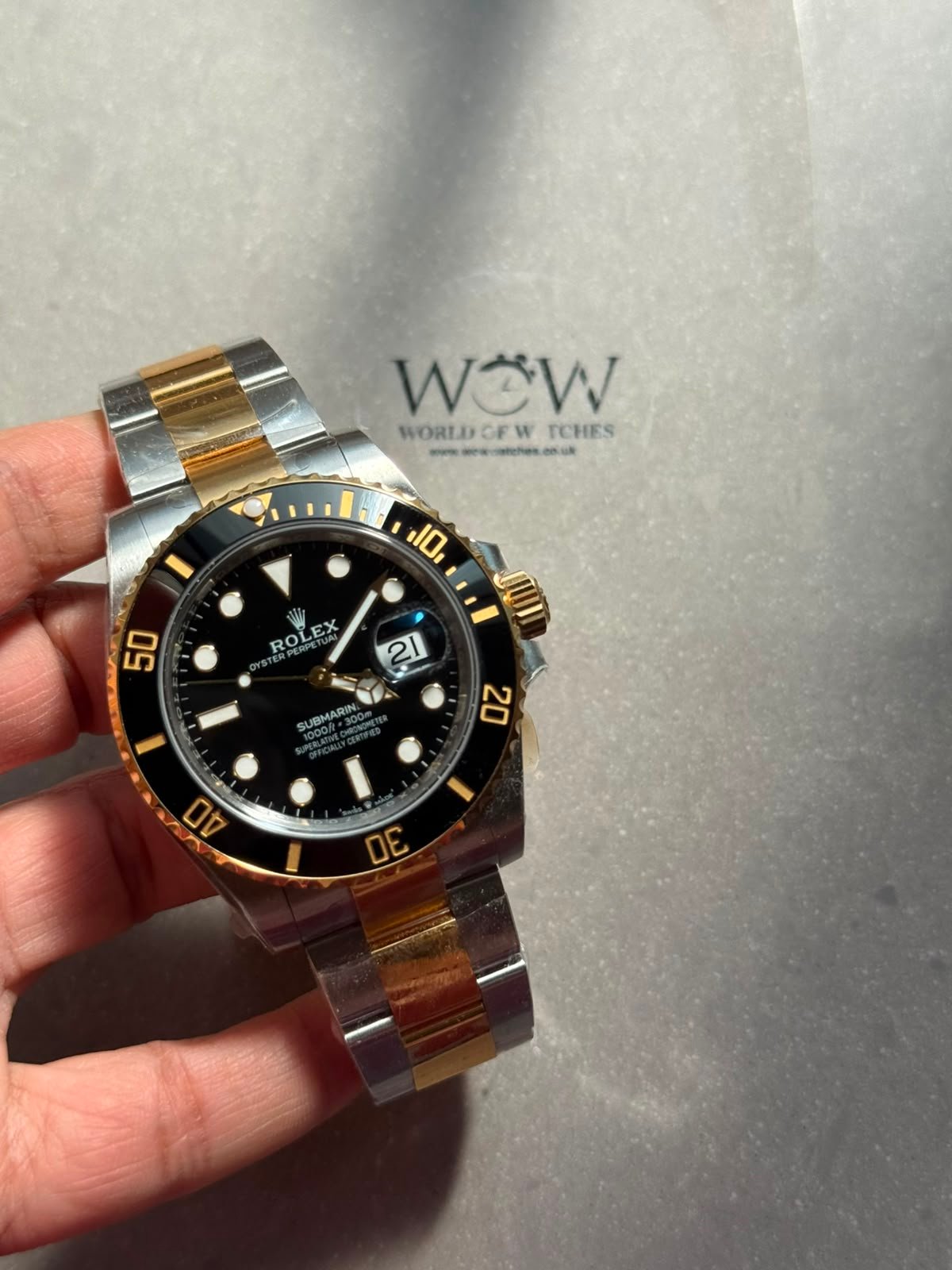 Submariner 126613 LN SS/YG Black Ceramic 904L Steel VSF Best Edition VS3235 V2 (Weighted) 186g