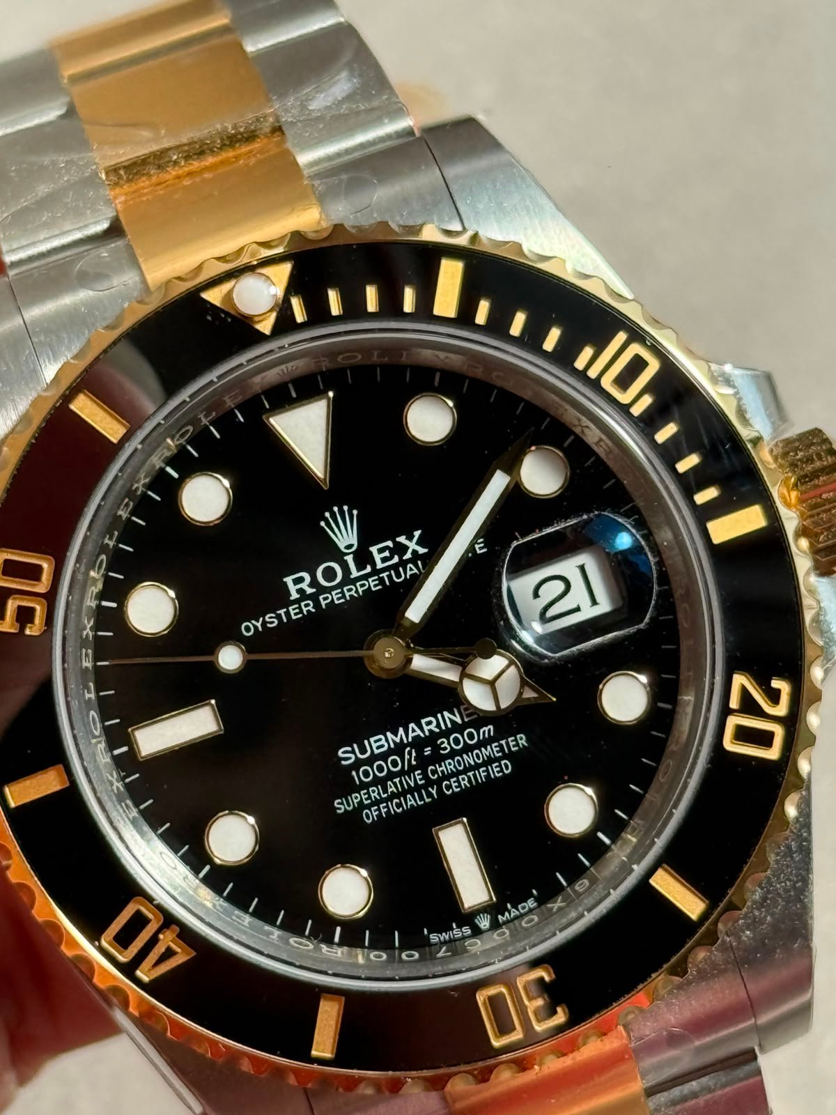 Submariner 126613 LN SS/YG Black Ceramic 904L Steel VSF Best Edition VS3235 V2 (Weighted) 186g - Image 10
