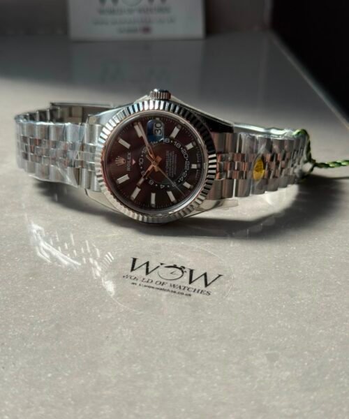 Sky-Dweller 326934 904L SS ZF 1:1 Best Edition Black Dial on SS Bracelet A2824 - Image 4