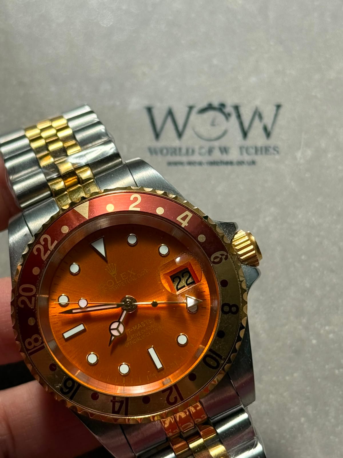 GMT Master II 16713 Vintage Root Beer 316L SS BPF 1:1 Best Edition on SS/YG Jubilee Bracelet A2836 - Image 7