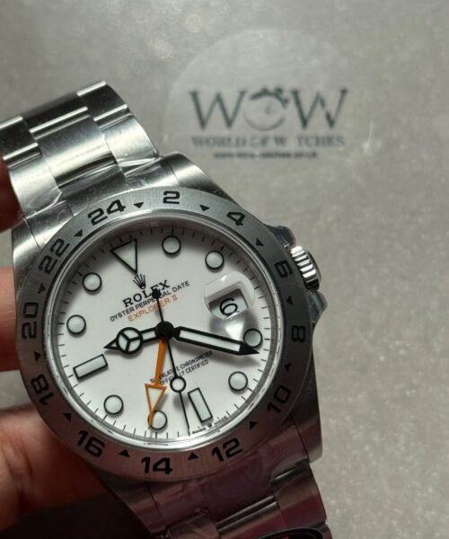 Explorer II 42mm 226570 904L SS QF Best Edition White Dial on Bracelet JH3285-2 (Free Sprung) - Image 6