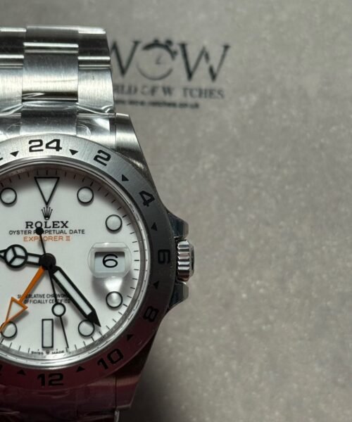 Explorer II 42mm 226570 904L SS QF Best Edition White Dial on Bracelet JH3285-2 (Free Sprung) - Image 8