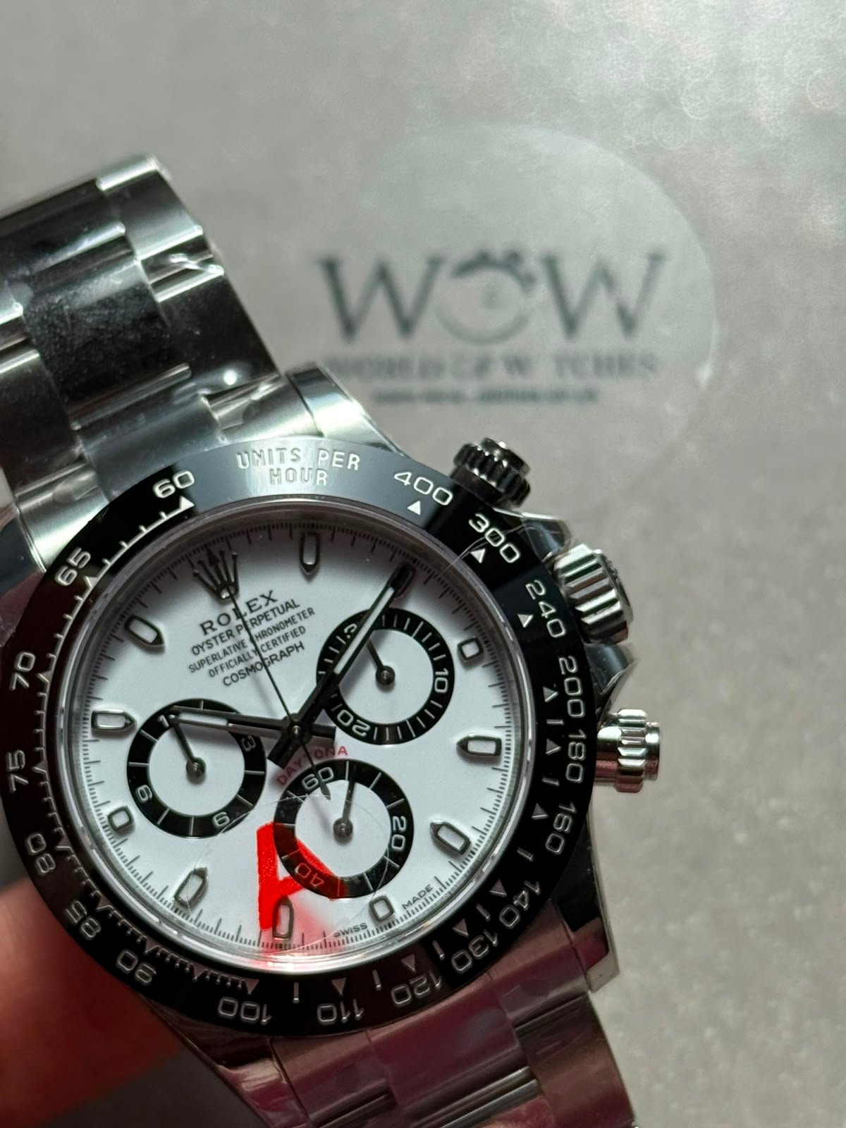 Daytona 116500 "PANDA" VSF Best Edition 904L Steel White Dial on SS Braclet VS4130 - Image 10