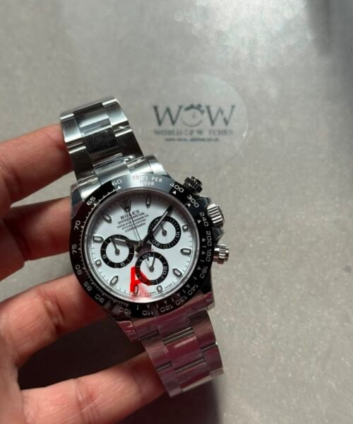 Daytona 116500 "PANDA" VSF 1:1 Best Edition 904L Steel White Dial on SS Braclet VS4130