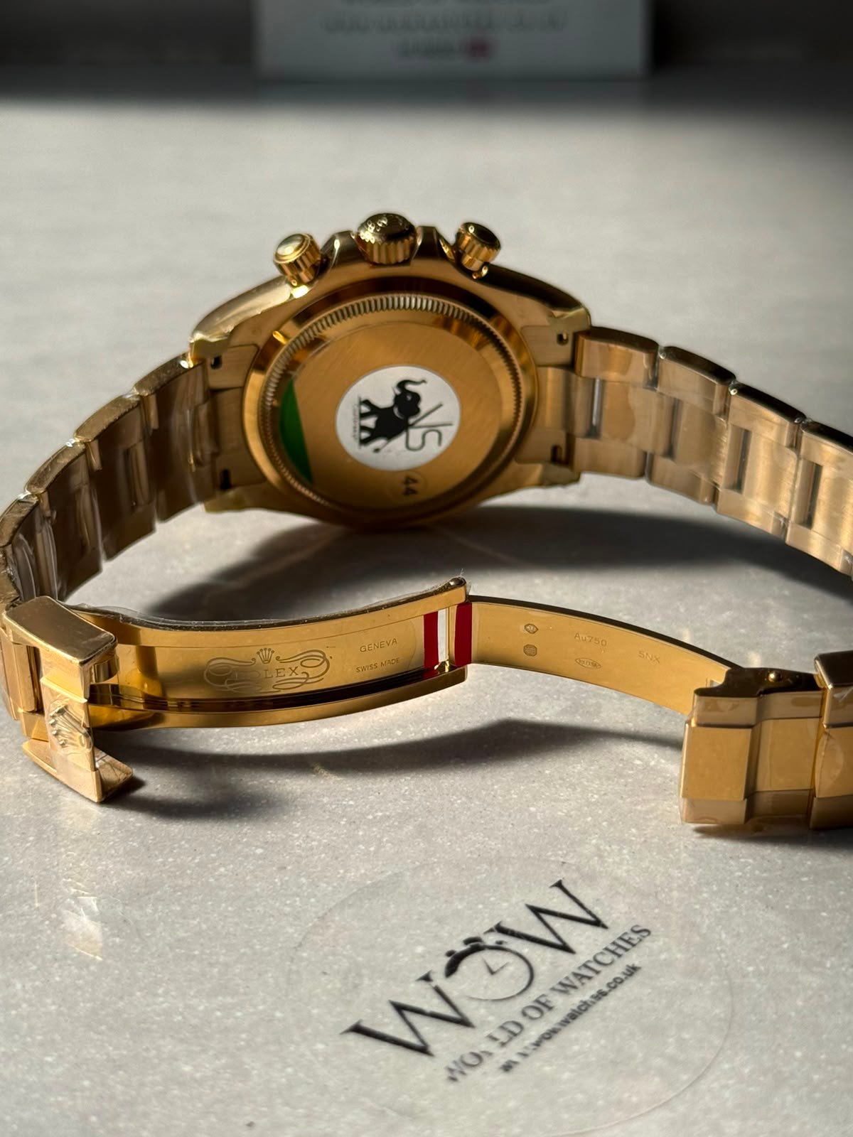 Daytona 116508 "John Mayor" VSF Best Edition Green Dial on YG Bracelet DD4130 (Gain Weight)179g - Image 4