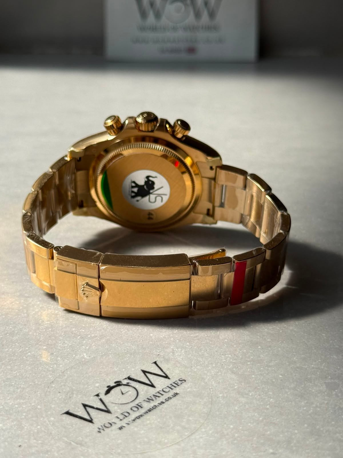 Daytona 116508 "John Mayor" VSF Best Edition Green Dial on YG Bracelet DD4130 (Gain Weight)179g - Image 5