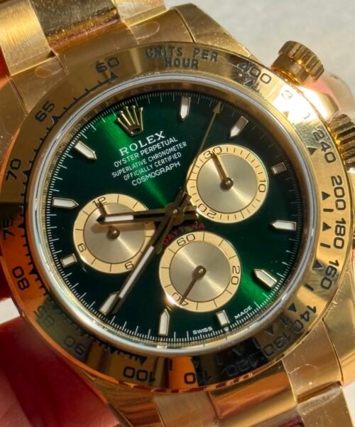 Daytona 116508 "John Mayor" VSF Best Edition Green Dial on YG Bracelet DD4130 (Gain Weight)179g - Image 6