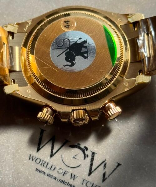 Daytona 116508 "John Mayor" VSF Best Edition Green Dial on YG Bracelet DD4130 (Gain Weight)179g - Image 7