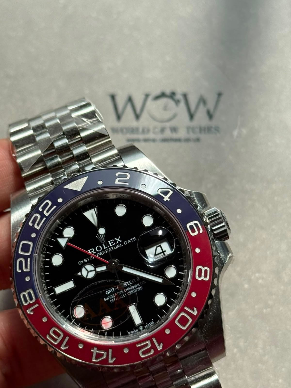GMT-Master II 126710 PEPSI BLRO 904L Steel VSF 1:1 Best Edition on Jubilee Bracelet DD3285 CHS V3 - Image 2