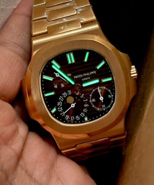 Nautilus 5712 RG PPF Best Edition Brown Dial on RG Bracelet PPF240 V4+ - Image 6