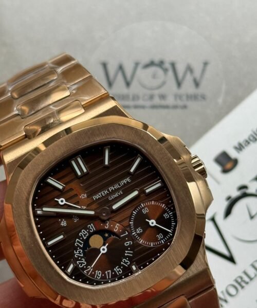 Nautilus 5712 RG PPF Best Edition Brown Dial on RG Bracelet PPF240 V4+ - Image 9