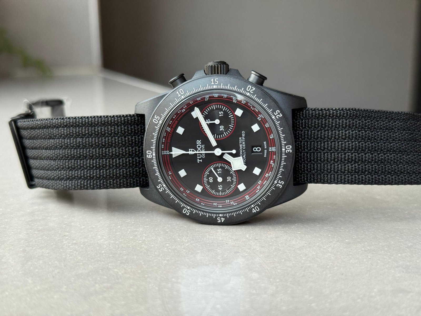 Pelagos FXD Chronograph cycle edition m25827kn M+F Best Edition on Black Nylon Strap A7750 - Image 2