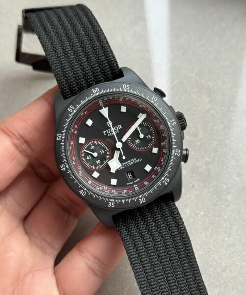 Pelagos FXD Chronograph cycle edition m25827kn M+F Best Edition on Black Nylon Strap A7750 - Image 7