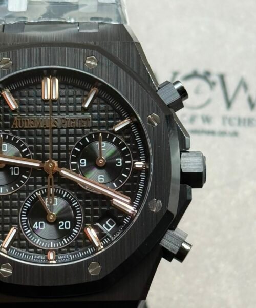 Royal Oak Chrono 26240 Black Ceramic APSF Best Edition on Ceramic Bracelet SA4401 - Image 6