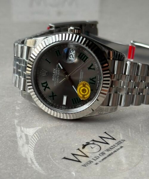 Datejust 41mm 126334 VSF Best Edition Fluted Bezel Slate Wimbledon Dial on Jubilee Bracelet VS3235 V3 - Image 5