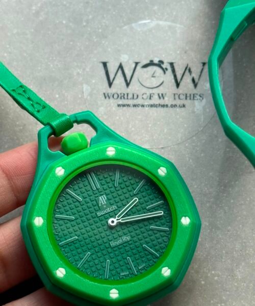 Royal pop watch GREEN EIGHT AAA green dial green rubber strap - Image 9