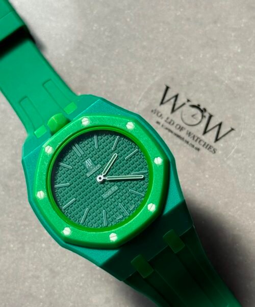 Royal pop watch GREEN EIGHT AAA green dial green rubber strap - Image 8