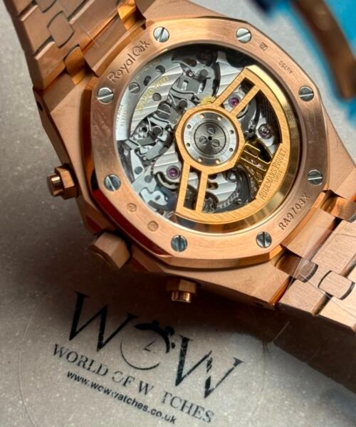 Royal Oak Chrono 26240 RG APSF Best Edition black/RG Dial on RG Bracelet SA4401 - Image 5