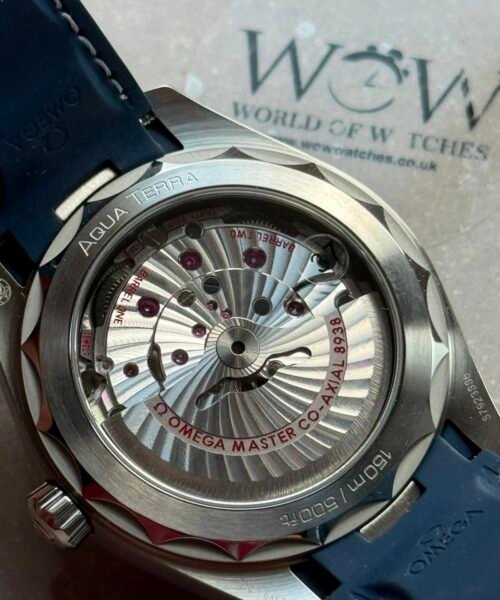 Seamaster Aqua Terra Worldtimer VSF Best Edition Blue Dial on Blue rubber strap A8938 - Image 5