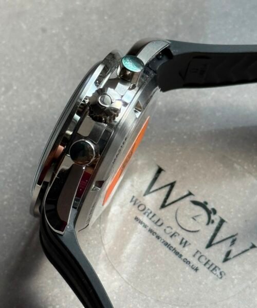 Speedmaster SS N1F Moonwatch Best Edition White Dial on Black Rubber Strap A3861 - Image 4