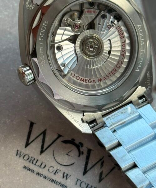 Seamaster Aqua Terra 150M 38mm White Teak 316L SS VSF Best Edition on SS Bracelet VS8800 - Image 4