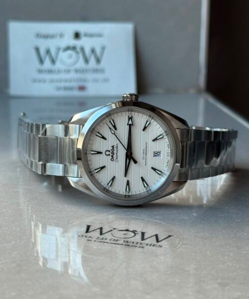 Seamaster Aqua Terra 150M 38mm White Teak 316L SS VSF Best Edition on SS Bracelet VS8800 - Image 7